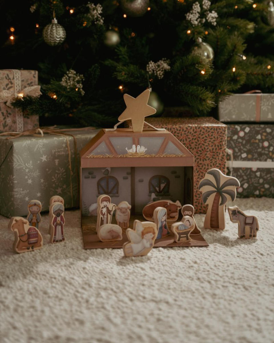 Little Dutch Weihnachtskrippe Spielset aus FSC-Holz