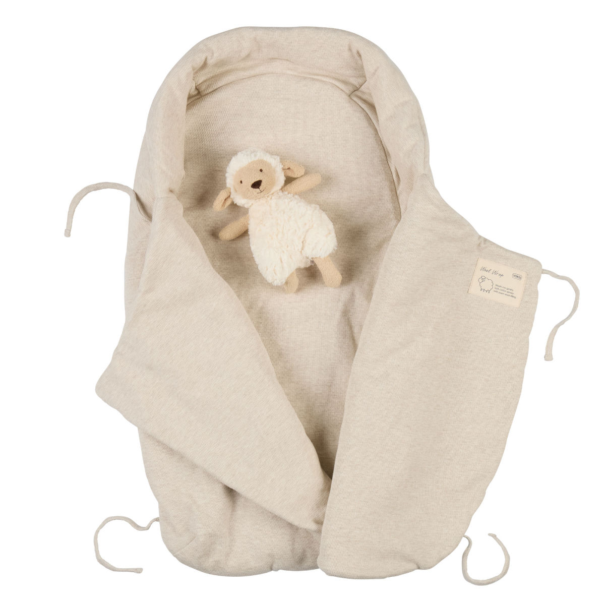 Voksi Wool Wrap Fußsack für Babys 0–6 Monate