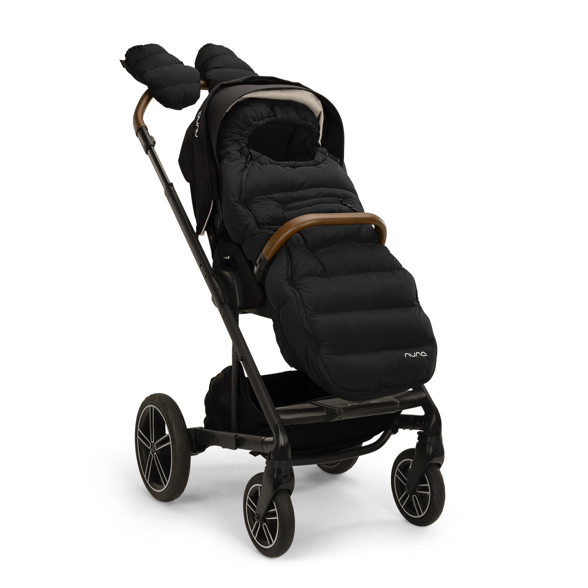 Nuna Kinderwagen Winter-Zubehör aus Merinowolle (Fußsack & Handschuhe)