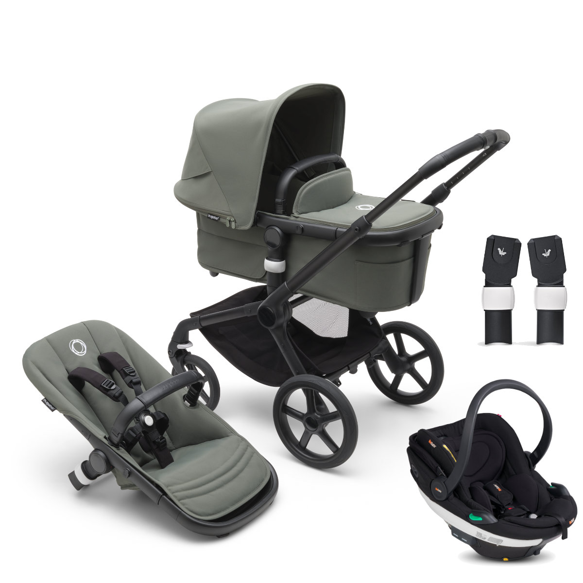 Bugaboo Fox 5 Kinderwagen Set 3 in 1 inkl. Besafe Go Beyond Babyschale