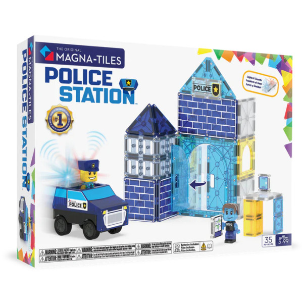 Magna-Tiles Polizeistation – 35 Teile