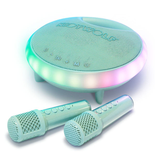 Kidywolf Karaoke – Tragbare Musikbox mit Mikrofonen