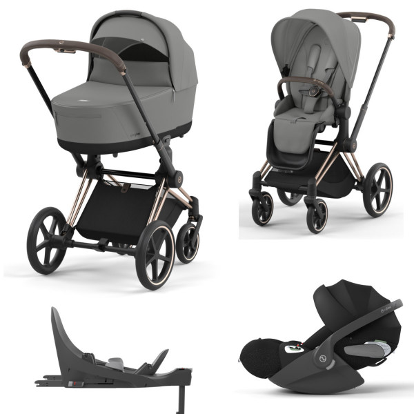 Cybex Priam Kinderwagen Set 4 in 1 inkl. Cybex Cloud T i Size Babyschale
