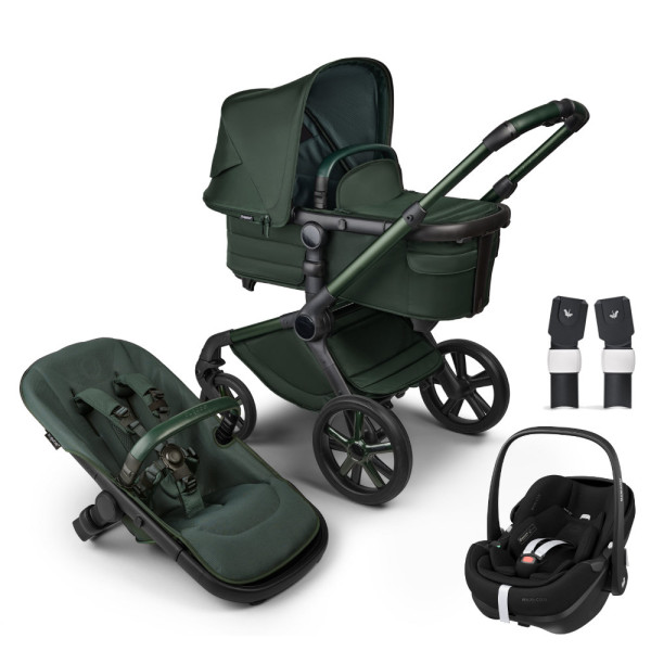 Bugaboo Fox 5 Kinderwagen Set 3 in 1 inkl. Maxi Cosi Pebble 360 Pro2 i-Size Babyschale