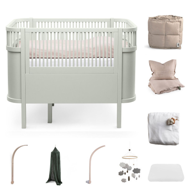 Sebra Baby & Juniorbett - All in One Set