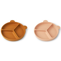 Liewood Stacy Menüteller mit Saugnapf 2er-Pack