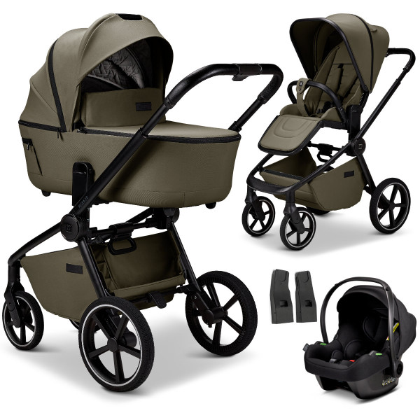 Moon ReSea 2.0 Kinderwagen Set 3 in 1 inkl. Moon COSMO 2.0 Babyschale