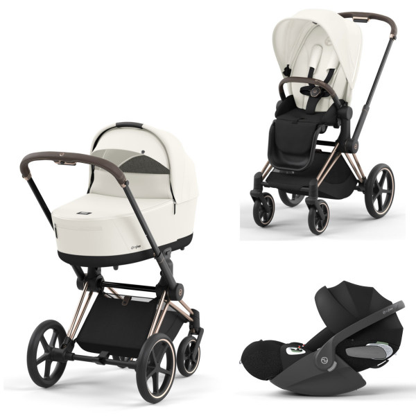 Cybex Priam Kinderwagen Set 3 in 1 inkl. Cybex Cloud T i Size Babyschale