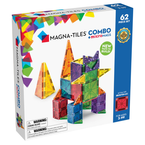 Magna-Tiles microMAGS Kombo - 62 Teile