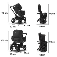 Vorschau: Bugaboo Donkey 5 Mono Kinderwagen-Set 3in1 mit Cybex Cloud T i-Size Babyschale Vorschau: Bugaboo Donkey 5 Mono Kinderwagen-Set 3in1 mit Cybex Cloud T i-Size Babyschale