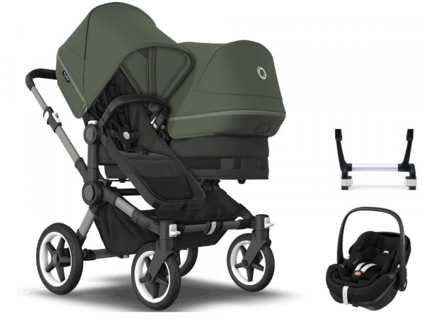 Bugaboo Donkey 5 Duo Kinderwagen-Set inkl. Maxi Cosi Pebble 360 Pro2 Babyschale