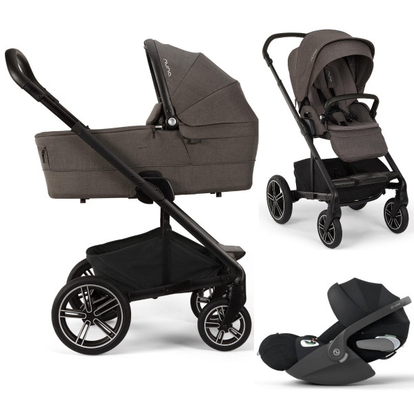 Nuna MIXX Next Kinderwagen Set 3 in 1 inkl. Cybex Cloud T i-Size Babyschale