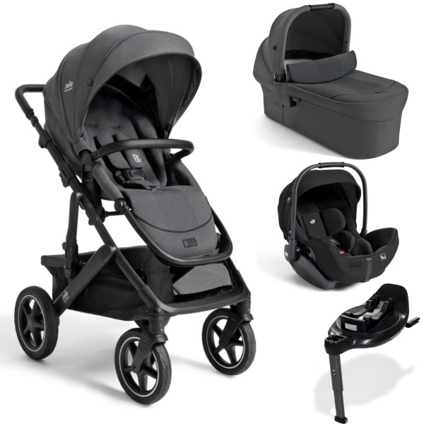 Joie Signature Vinca Kinderwagen Set 4 in 1 inkl. i-Level Pro i-Size Babyschale & i-Base Encore