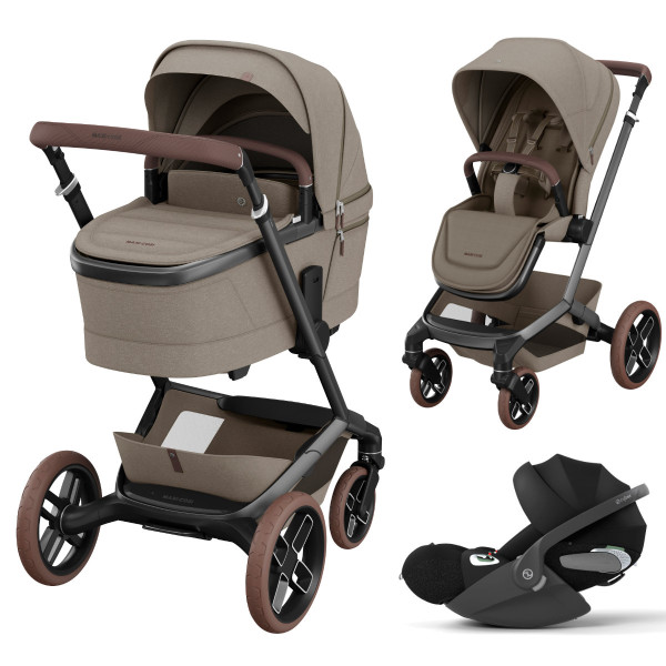 Maxi Cosi Fame Kinderwagen Set 3 in 1 inkl. Cybex Cloud T i-Size Babyschale