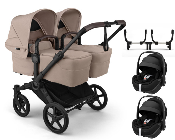 Bugaboo Donkey 6 Twin Kinderwagen Set 3 in 1 inkl. Maxi Cosi Pebble 360 Pro2 i-Size