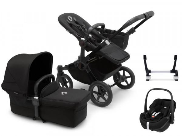 Bugaboo Donkey 5 Mono Kinderwagen-Set 3in1 mit Maxi Cosi Pebble 360 Pro2 i-Size Babyschale