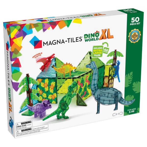 Magna-Tiles Dino World XL – 50 Teile