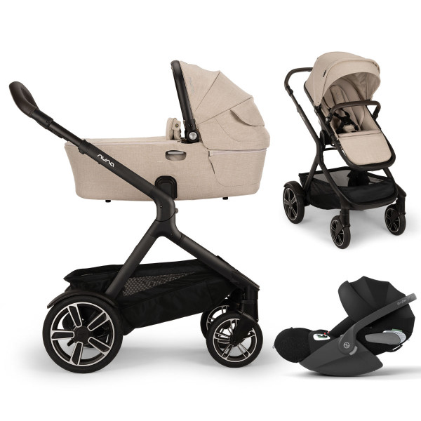 Nuna DEMI Next Kinderwagen Set 3 in 1 inkl. Cybex Cloud T i-Size Babyschale