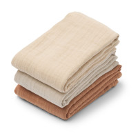 Liewood Lewis Mulltücher, 3 Stk. Liewood Lewis Mulltücher, 3 Stk.