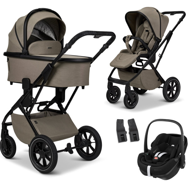 Moon Piu Kinderwagen Set 3 in 1 inkl. Maxi Cosi Pebble 360 Pro 2