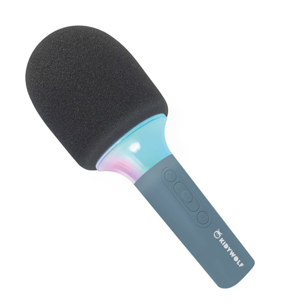 Kidywolf Kidymic – Kabelloses Karaoke Mikrofon mit bunten LED-Lichtern