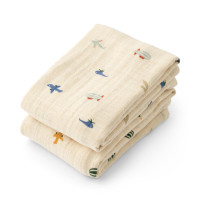 Liewood Lewis Mulltücher, 2 Stk. 65x65 cm Liewood Lewis Mulltücher, 2 Stk. 65x65 cm