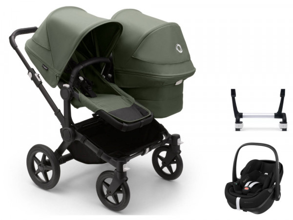 Bugaboo Donkey 5 Duo Kinderwagen-Set inkl. Maxi Cosi Pebble 360 Pro2 Babyschale