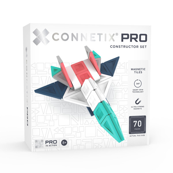 Connetix Magnetbausteine – PRO Constructor Set – 70 Teile