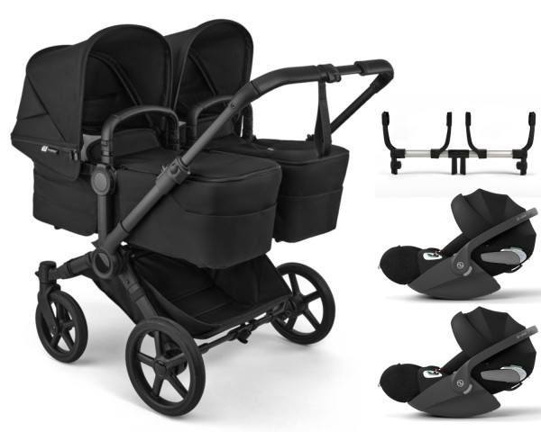 Bugaboo Donkey 6 Twin 3-in-1 Set inkl. 2x Cybex Cloud T i-Size