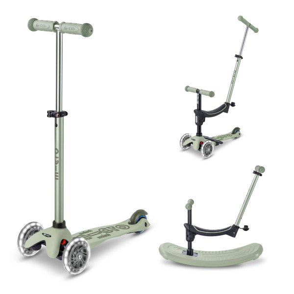 Mini Micro Deluxe Scooter Rock & Go mit LED Räder