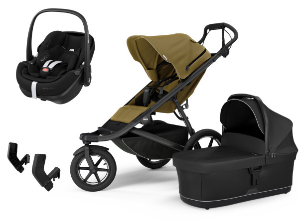 Thule Urban Glide 3 Kinderwagen Set 3 in 1 inkl. Maxi Cosi Pebble 360 Pro 2 I-Size