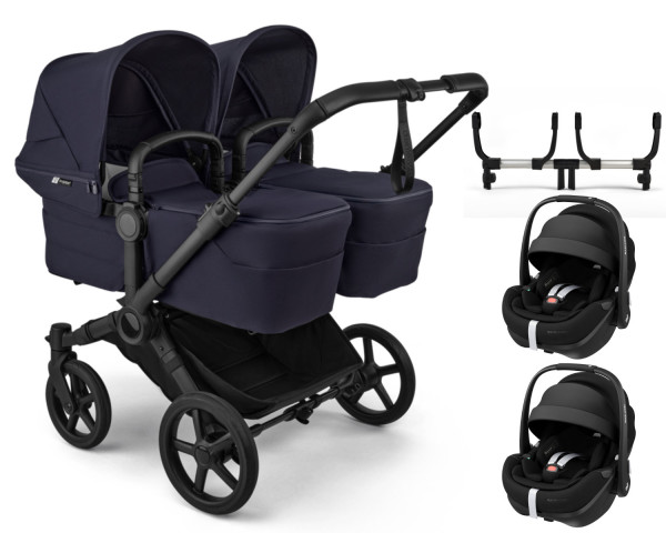 Bugaboo Donkey 6 Twin Kinderwagen Set 3 in 1 inkl. Maxi Cosi Pebble 360 Pro2 i-Size