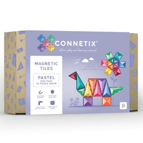 Connetix Magnetbausteine Pastel Mini Pack - 32 Teile