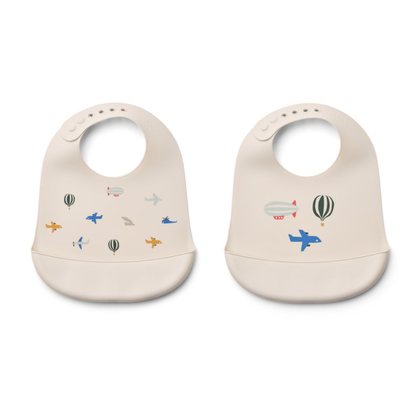 Liewood Tilda Silikon Lätzchen, 2-er Pack