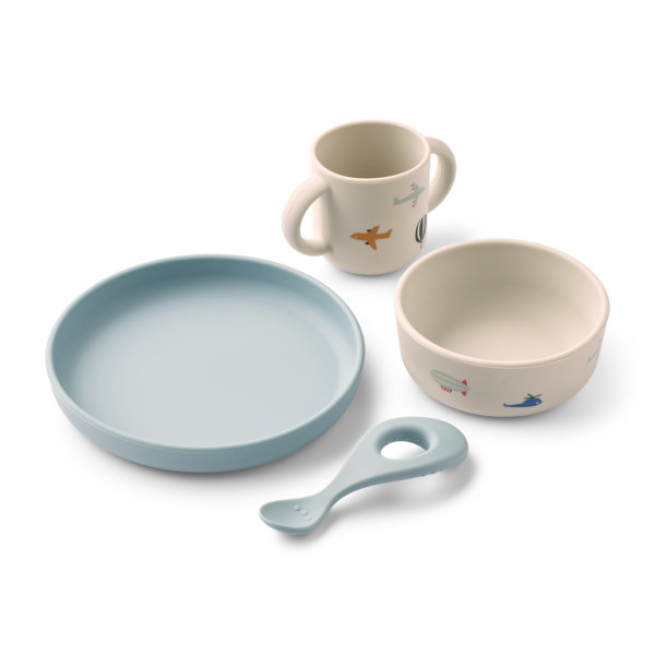 Liewood Vivi Silikon Geschirr-Set, 4er-Pack