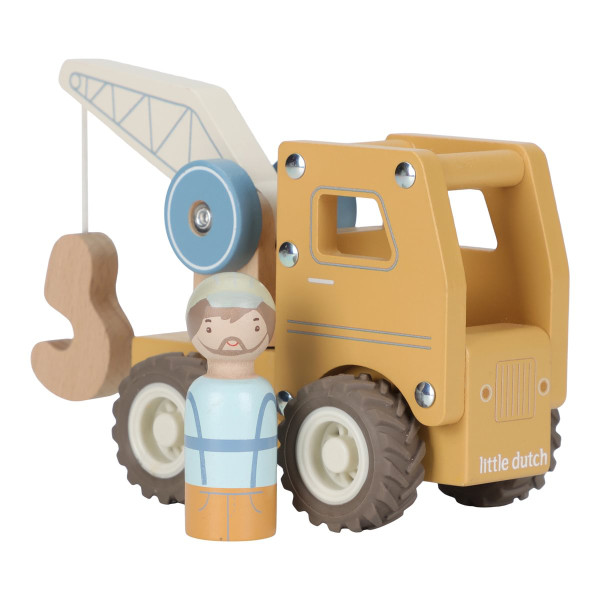 Little Dutch Kranwagen mit Figur aus FSC-Holz