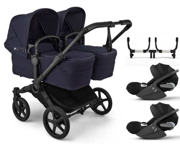 Bugaboo Donkey 6 Twin 3-in-1 Set inkl. 2x Cybex Cloud T i-Size