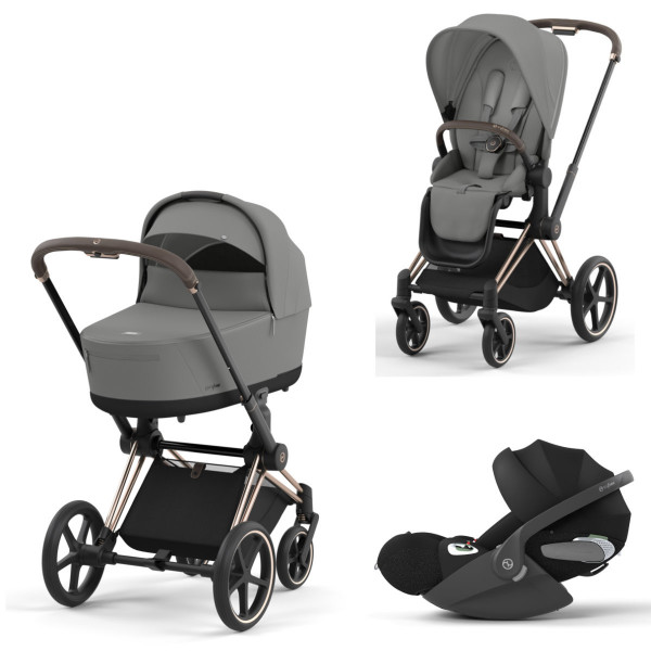 Cybex Priam Kinderwagen Set 3 in 1 inkl. Cybex Cloud T i Size Babyschale
