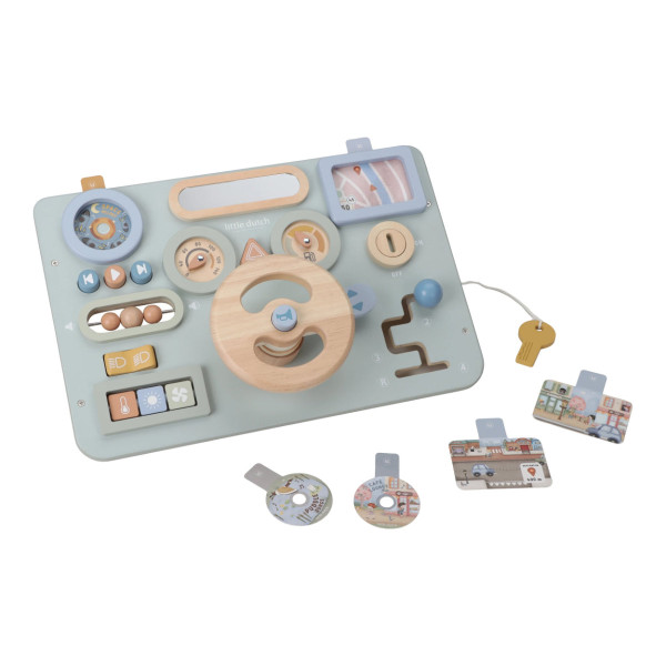 Little Dutch Aktivitätstafel aus Holz, Auto