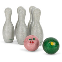 Konges Sløjd Bowling Set mit Glitzer