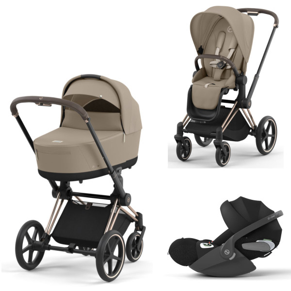 Cybex Priam Kinderwagen Set 3 in 1 inkl. Cybex Cloud T i Size Babyschale