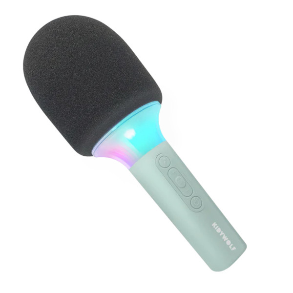 Kidywolf Kidymic – Kabelloses Karaoke Mikrofon mit bunten LED-Lichtern