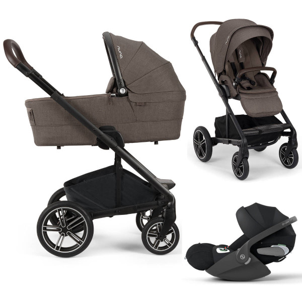 Nuna MIXX Next Kinderwagen Set 3 in 1 inkl. Cybex Cloud T i-Size Babyschale