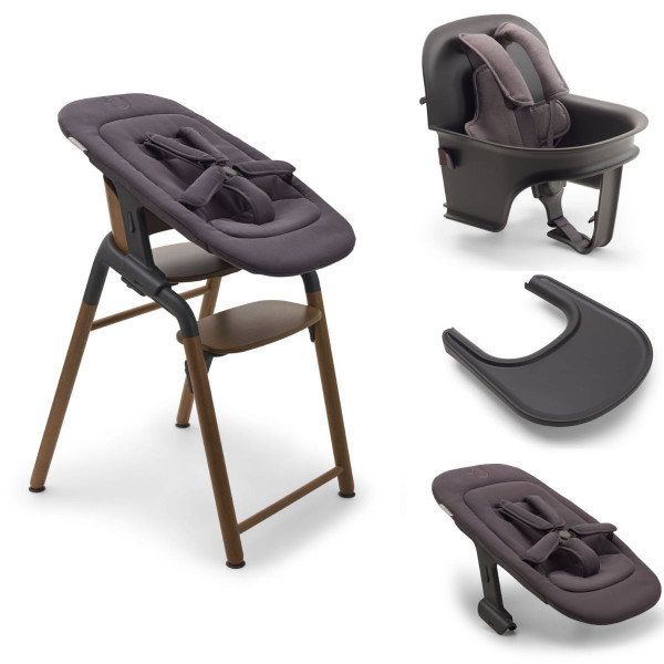 Bugaboo Giraffe Hochstuhl Set 4 in 1 inkl. Neugeborenenset, Babyset & Tray