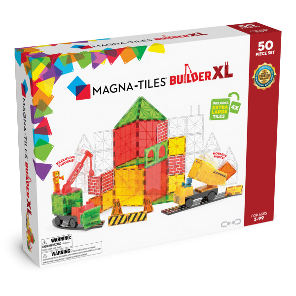 Magna-Tiles Builder XL – 50 Teile