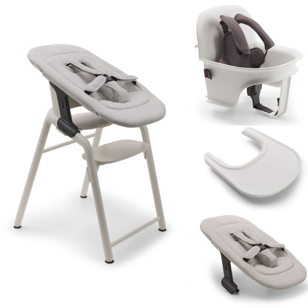 Bugaboo Giraffe Hochstuhl Set 4 in 1 inkl. Neugeborenenset, Babyset & Tray