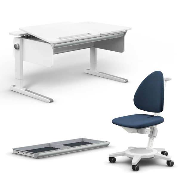 Moll Champion Left Up Schreibtisch + Maximo Drehstuhl