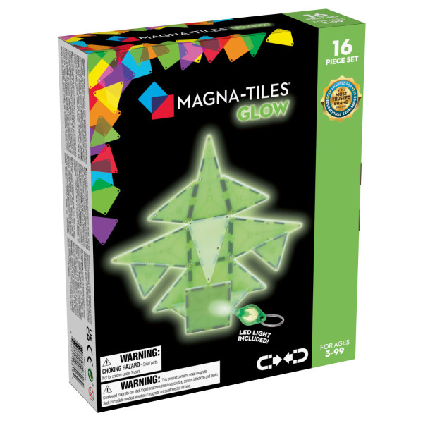 Magna-Tiles Glow in the Dark – 16 Teile