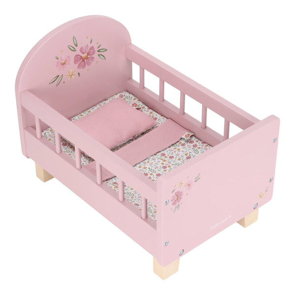 Little Dutch Puppenbett aus Holz FSC inkl. Bettwäsche