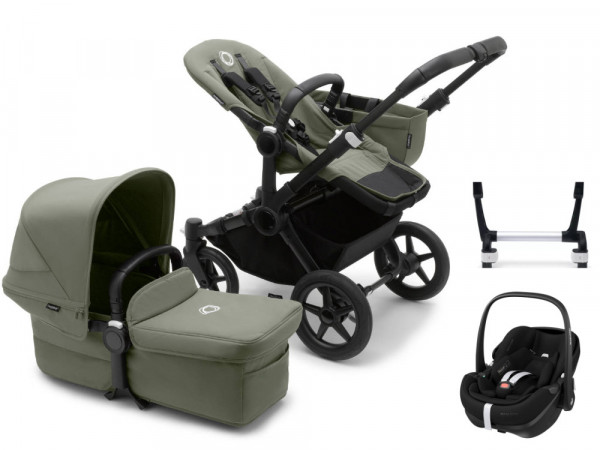 Bugaboo Donkey 5 Mono Kinderwagen-Set 3in1 mit Maxi Cosi Pebble 360 Pro2 i-Size Babyschale